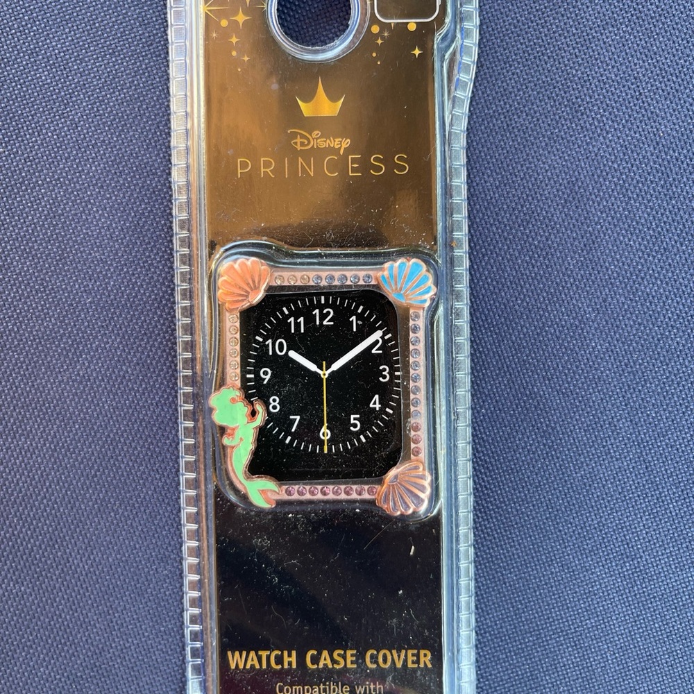 Disney 38mm Apple Watch face cover lot - Minnie - Little Mermaid - maleficent - Picture 3 of 4